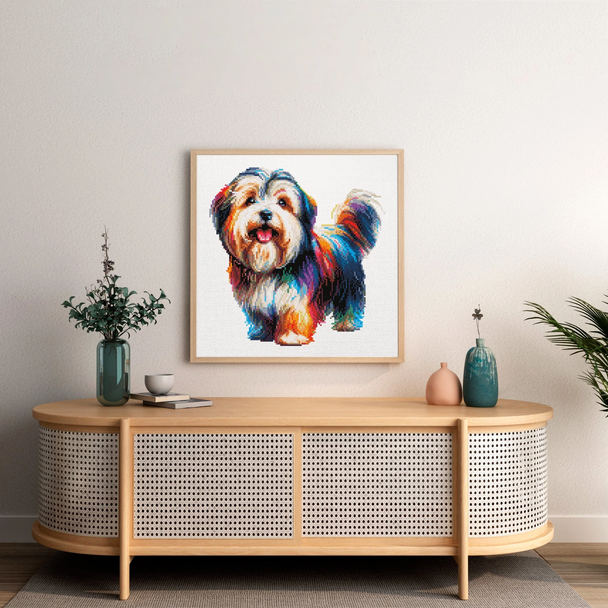 Tibetan Terrier Dog - Diamond Painting Kit - Image 2
