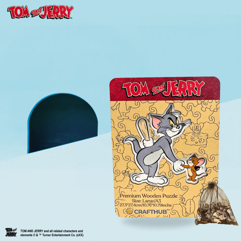 Tom & Jerry Wooden Jigsaw Puzzles - Image 2