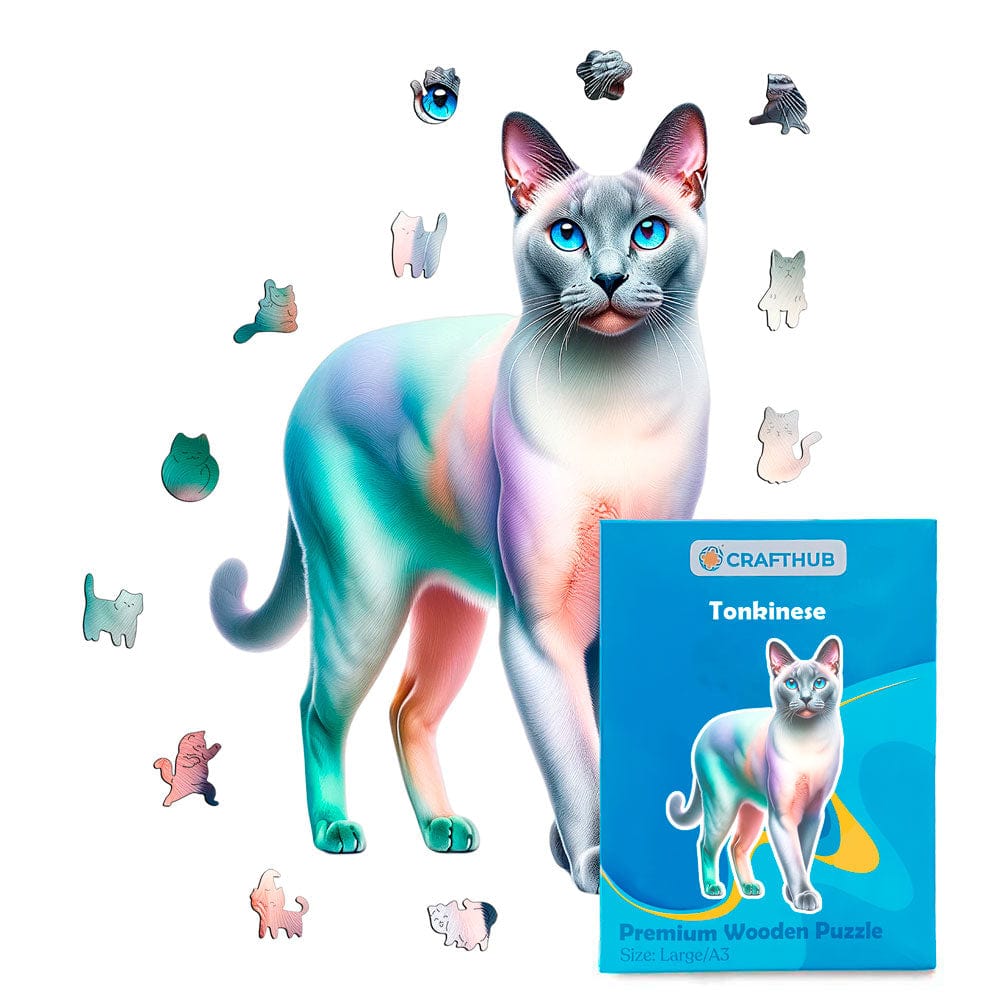 Tonkinese Cat - Jigsaw Puzzle - Image 2