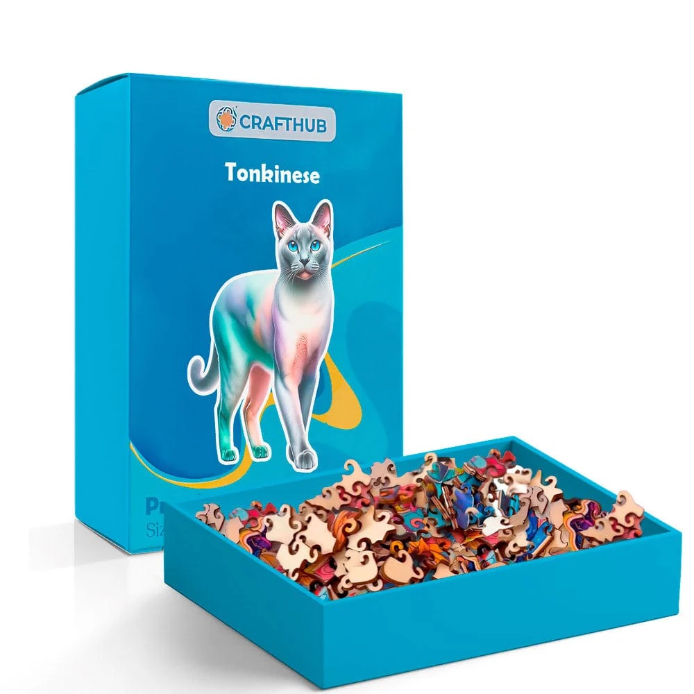 Tonkinese Cat - Jigsaw Puzzle - Image 4