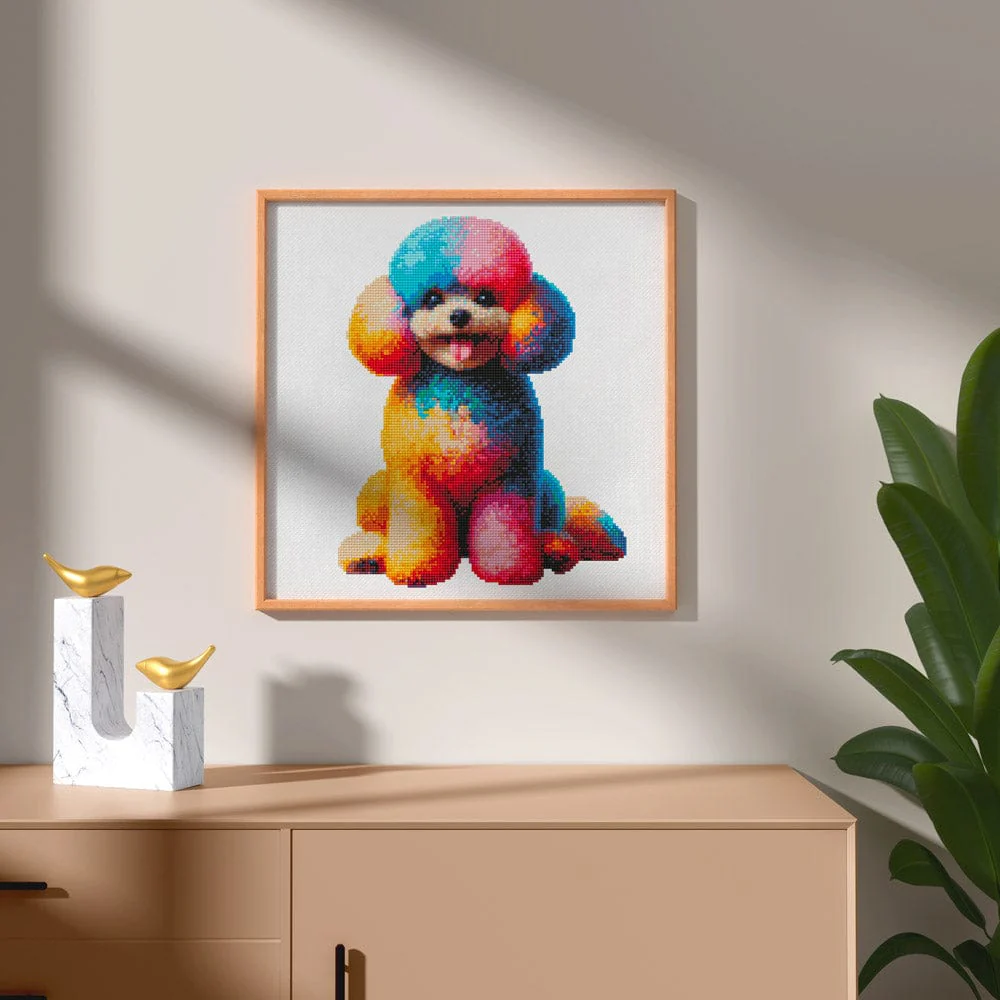 Toy Poodle Dog - Diamond Painting Kit - Image 2