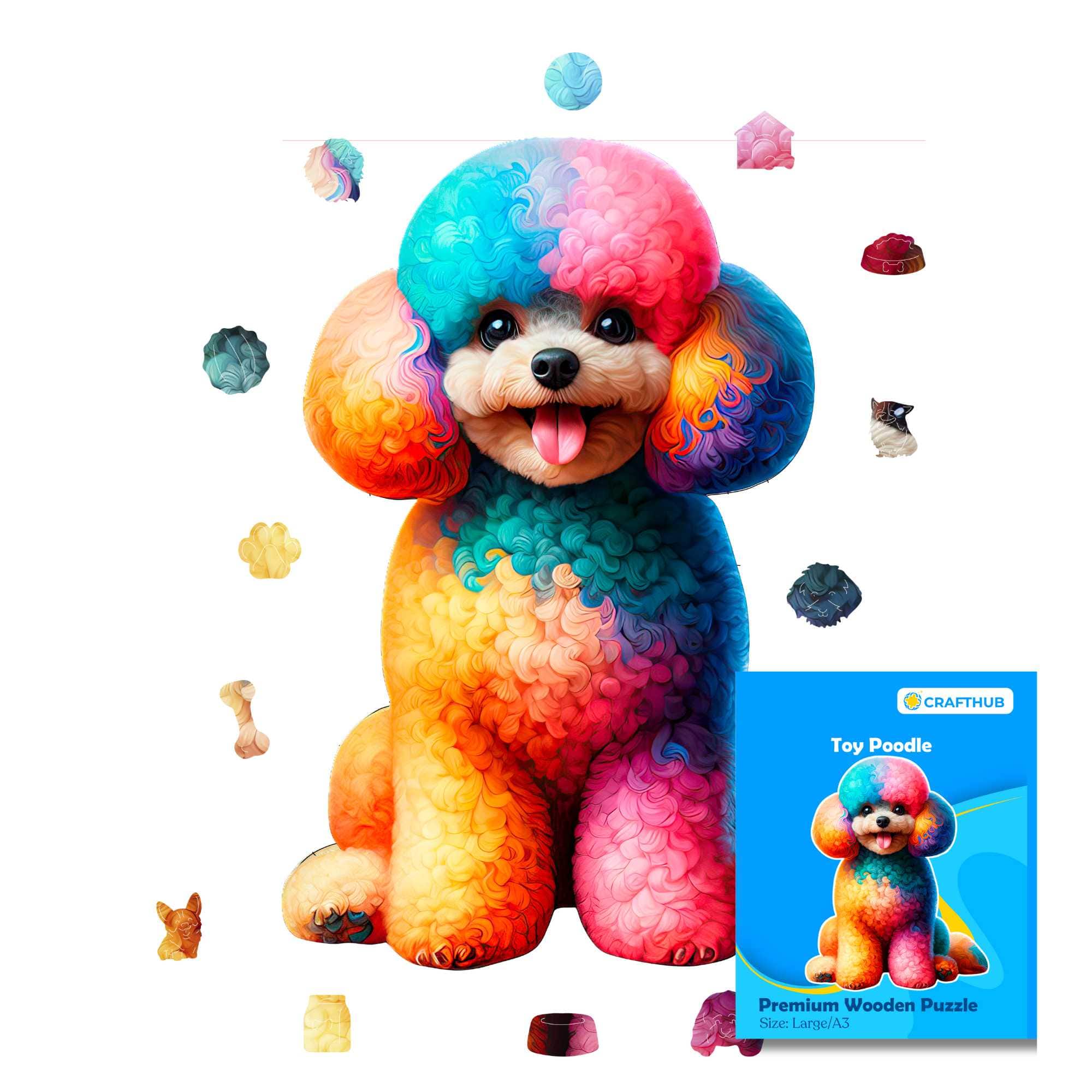 Toy Poodle Dog - Jigsaw Puzzle - Image 2