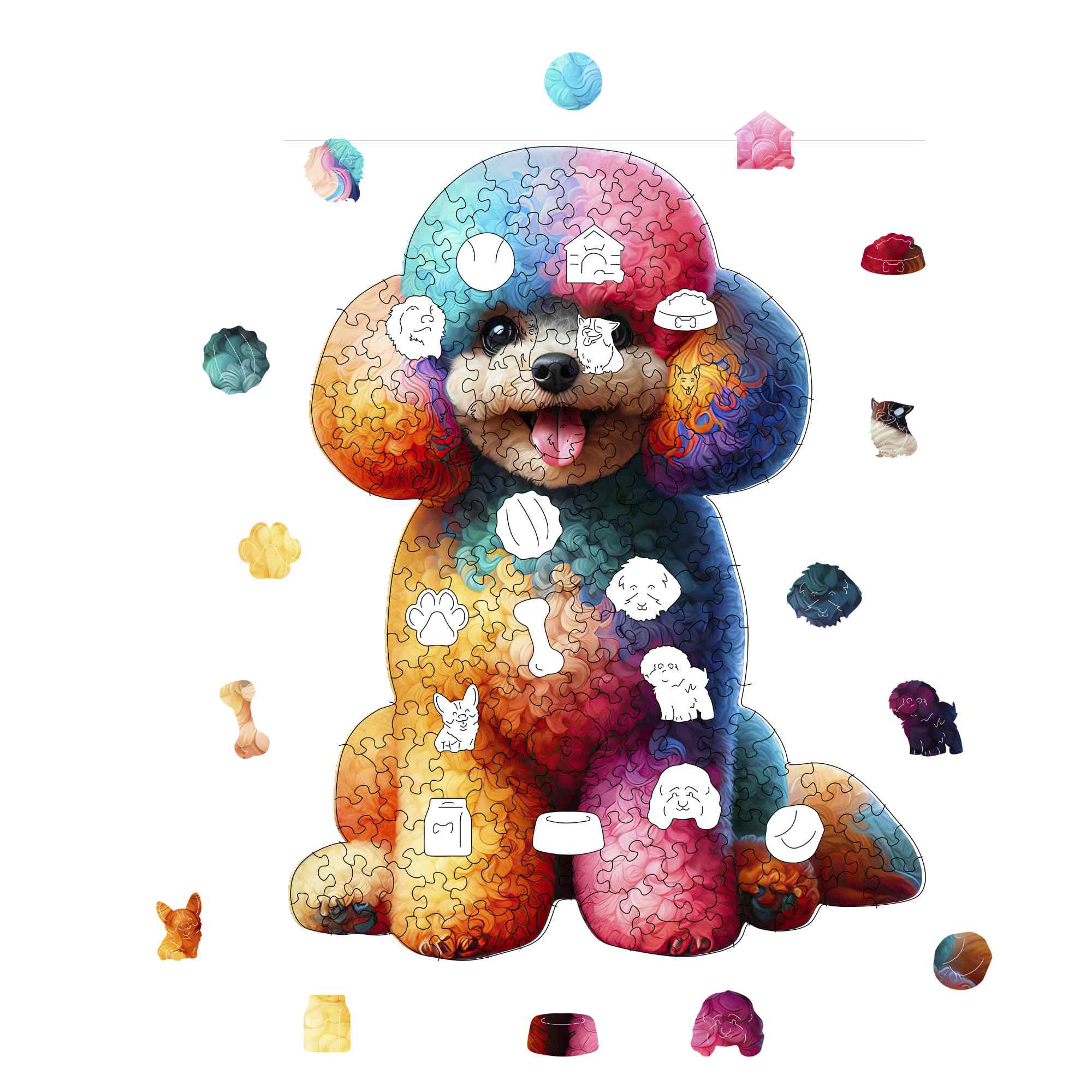 Toy Poodle Dog - Jigsaw Puzzle - Image 3