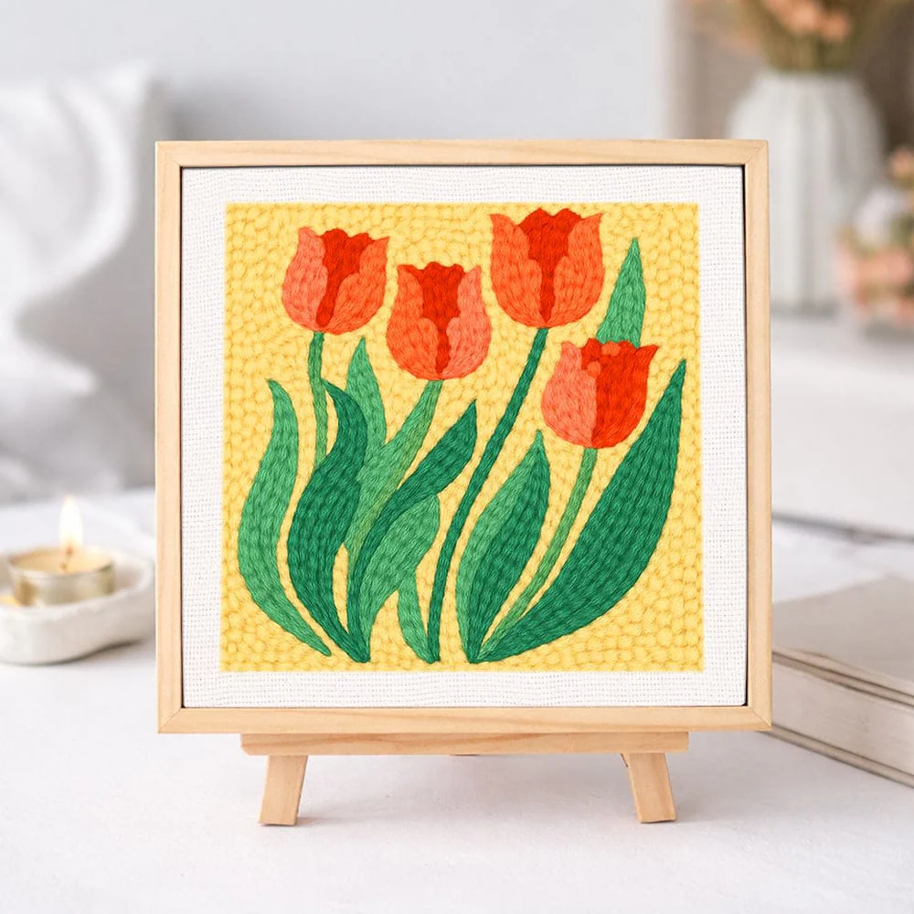Tulips - Punch Needle Kit - Image 2