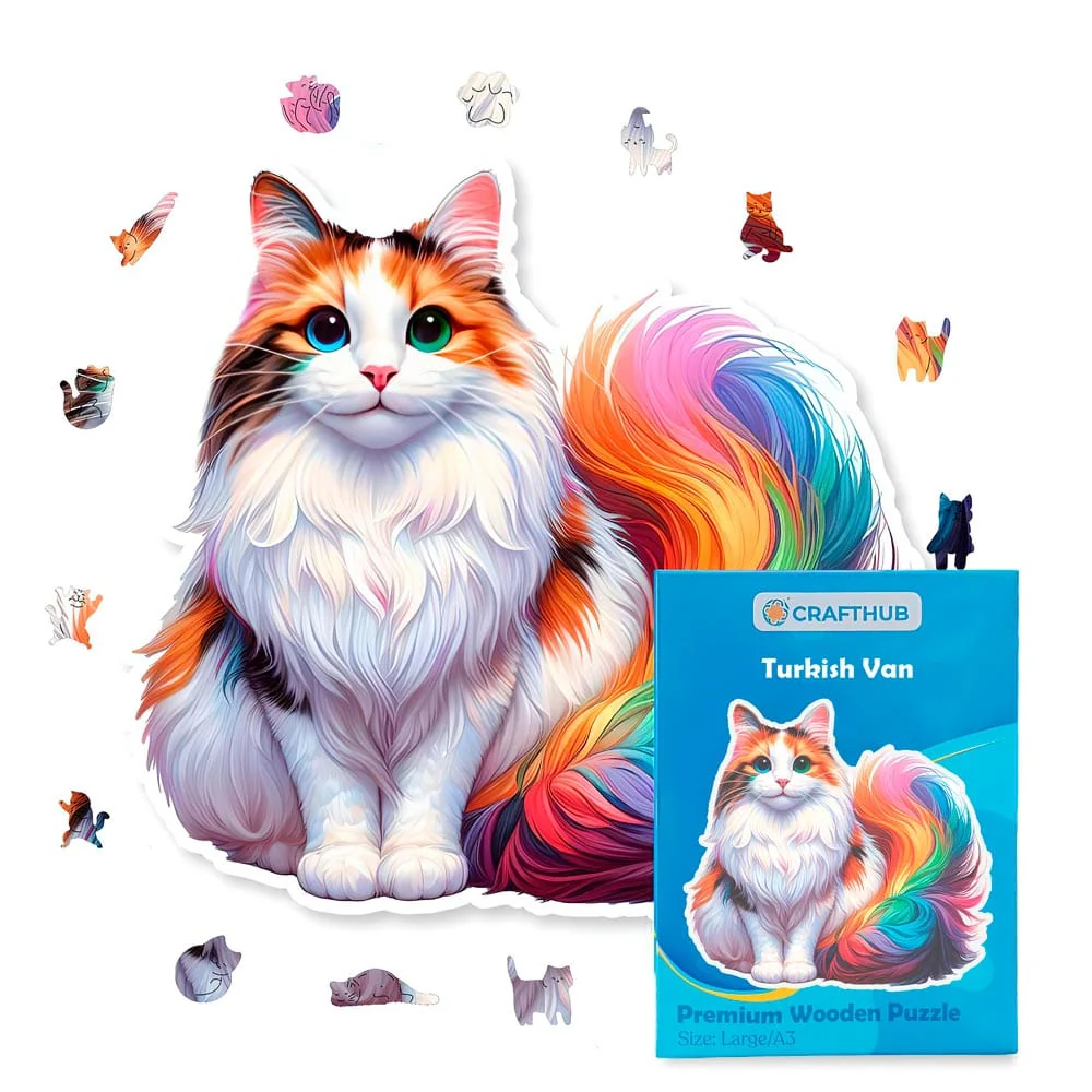 Turkish Van Cat - Jigsaw Puzzle - Image 2