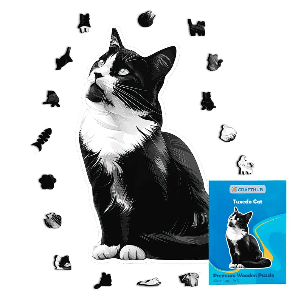 Tuxedo Cat - Jigsaw Puzzle - Image 2