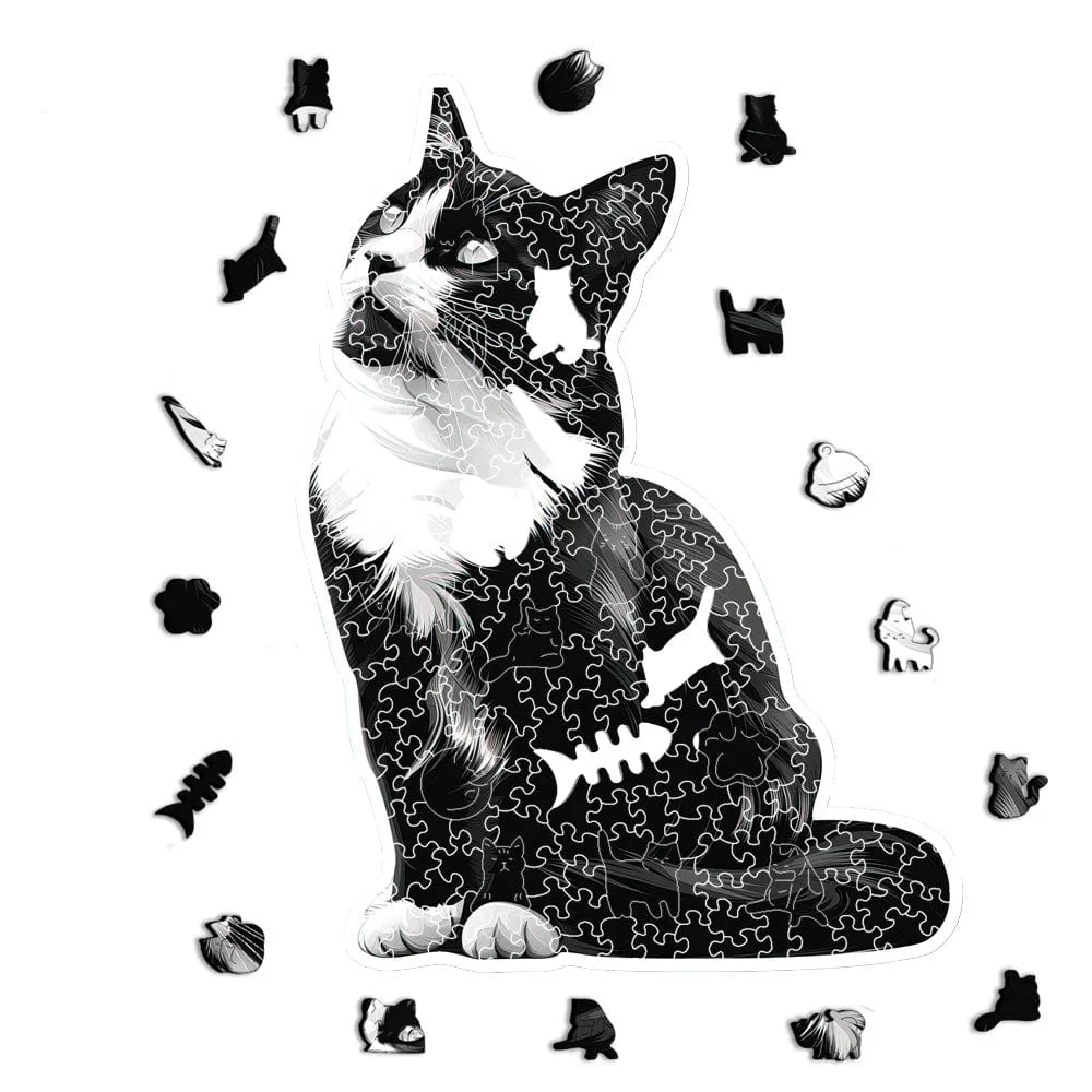 Tuxedo Cat - Jigsaw Puzzle - Image 3
