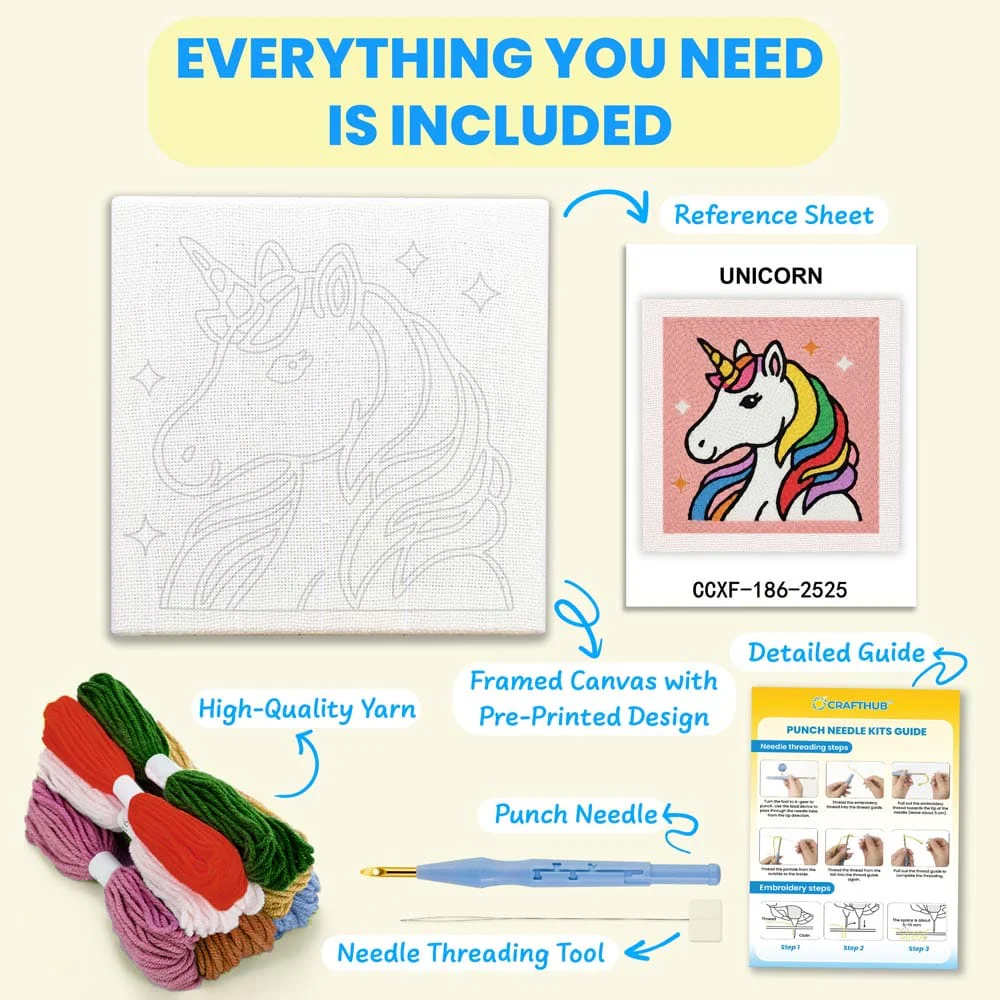 Unicorn - Punch Needle Kit - Image 3