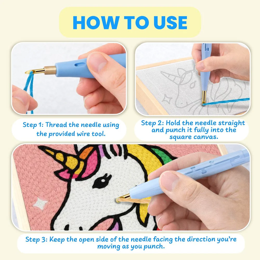 Unicorn - Punch Needle Kit - Image 4