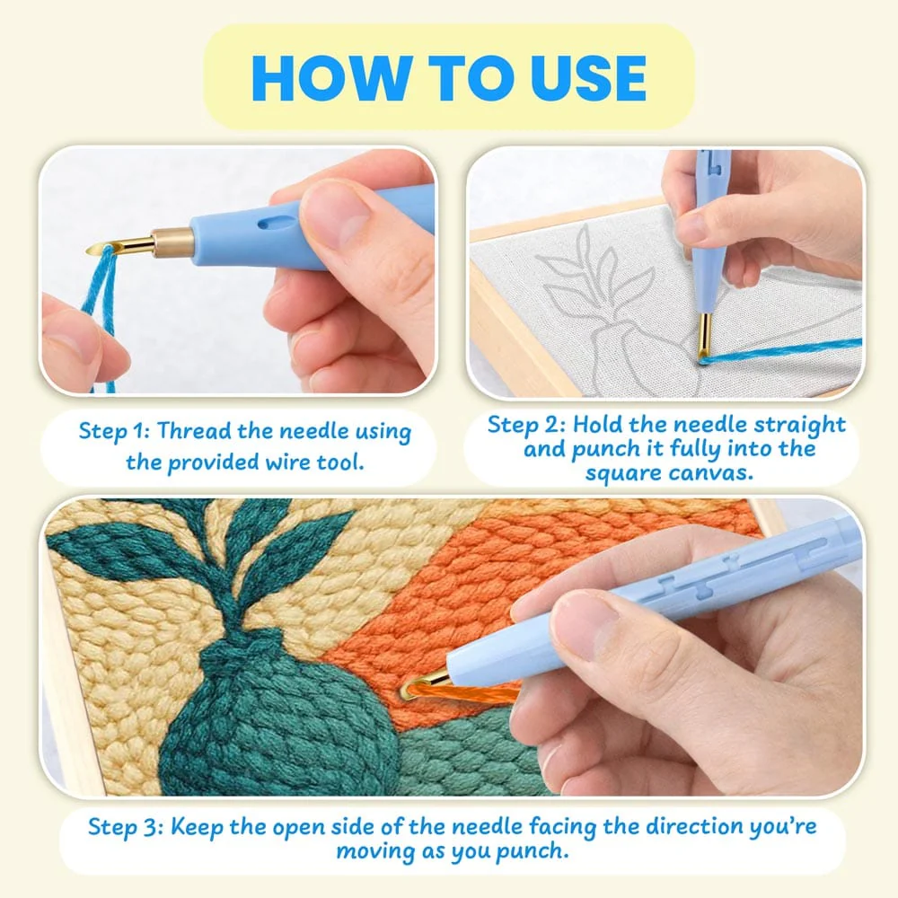 Vase Plant - Punch Needle Kit - Image 4