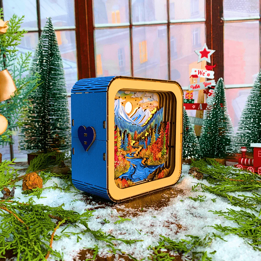 Vibrant Forest - 3D Puzzle Night Lamp - Image 3