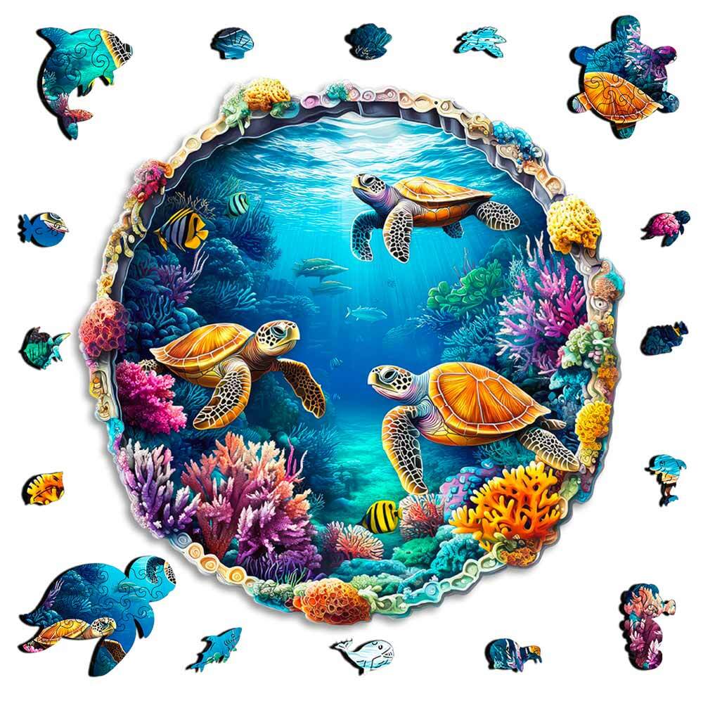 Vibrant Underwater Sealife - Jigsaw Puzzle - Image 2