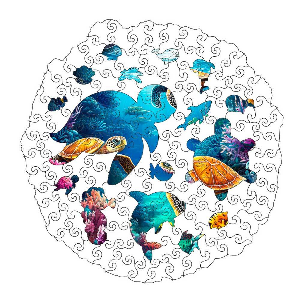 Vibrant Underwater Sealife - Jigsaw Puzzle - Image 3