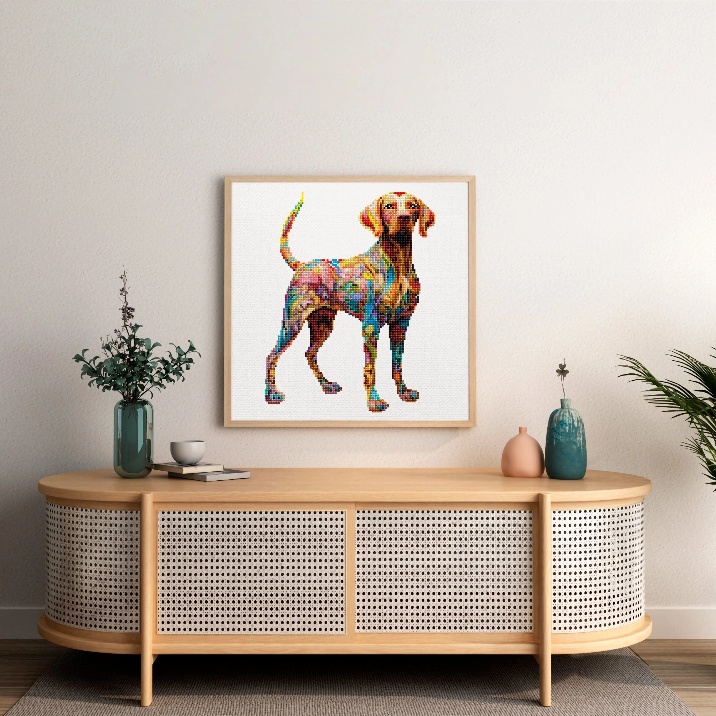 Vizsla Dog - Diamond Painting Kit - Image 2