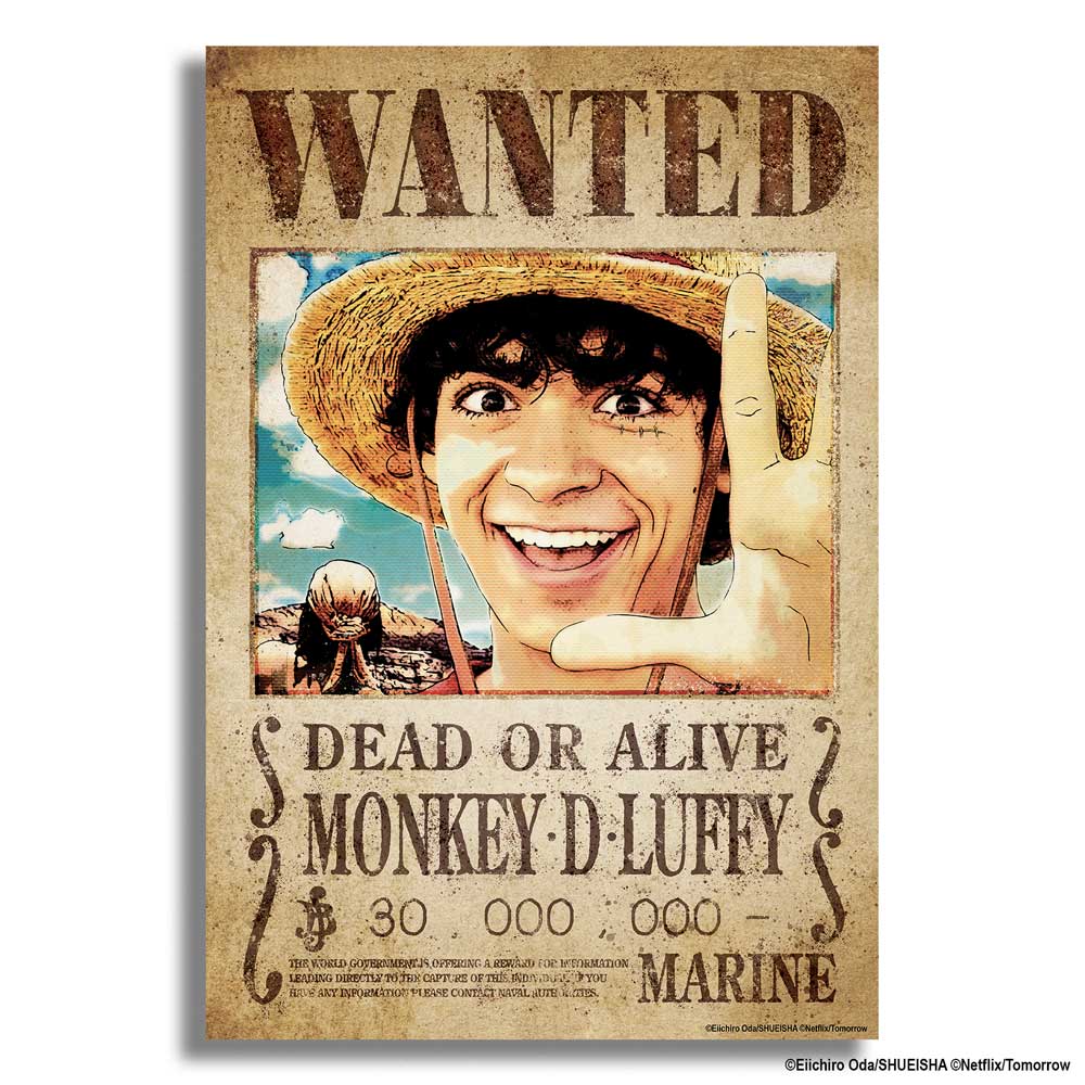 Wanted: Monkey D. Luffy - Wooden Jigsaw Puzzle - Image 3