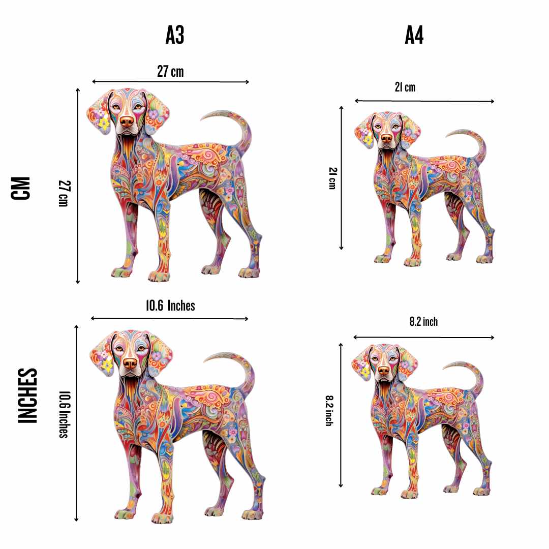 Weimaraner Dog - Jigsaw Puzzle - Image 2