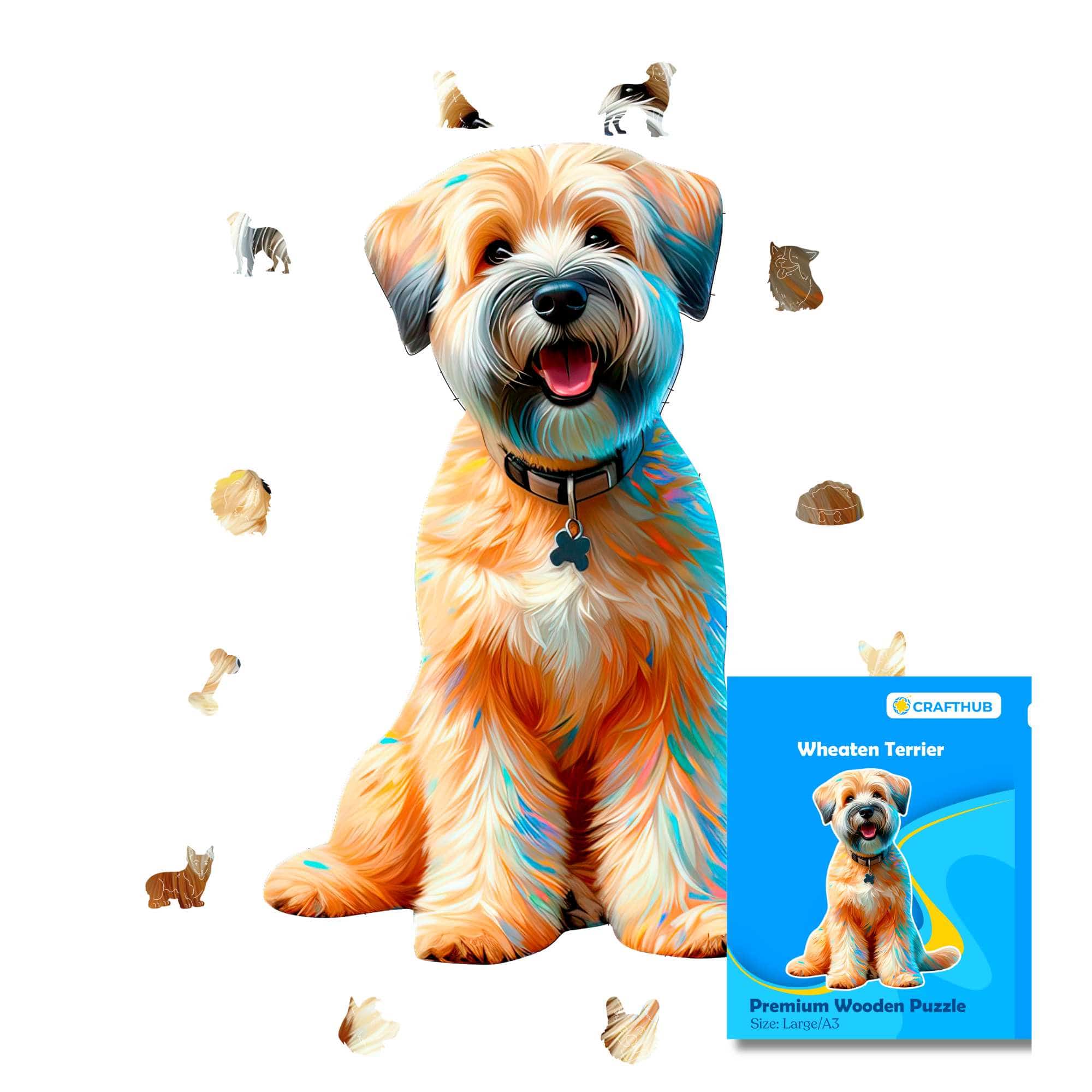 Wheaten Terrier Dog - Jigsaw Puzzle - Image 2