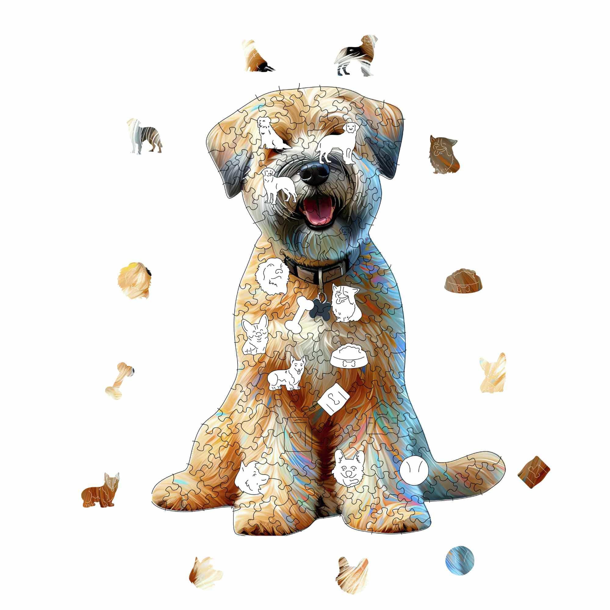 Wheaten Terrier Dog - Jigsaw Puzzle - Image 3
