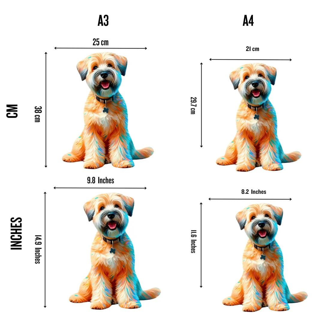 Wheaten Terrier Dog - Jigsaw Puzzle - Image 4