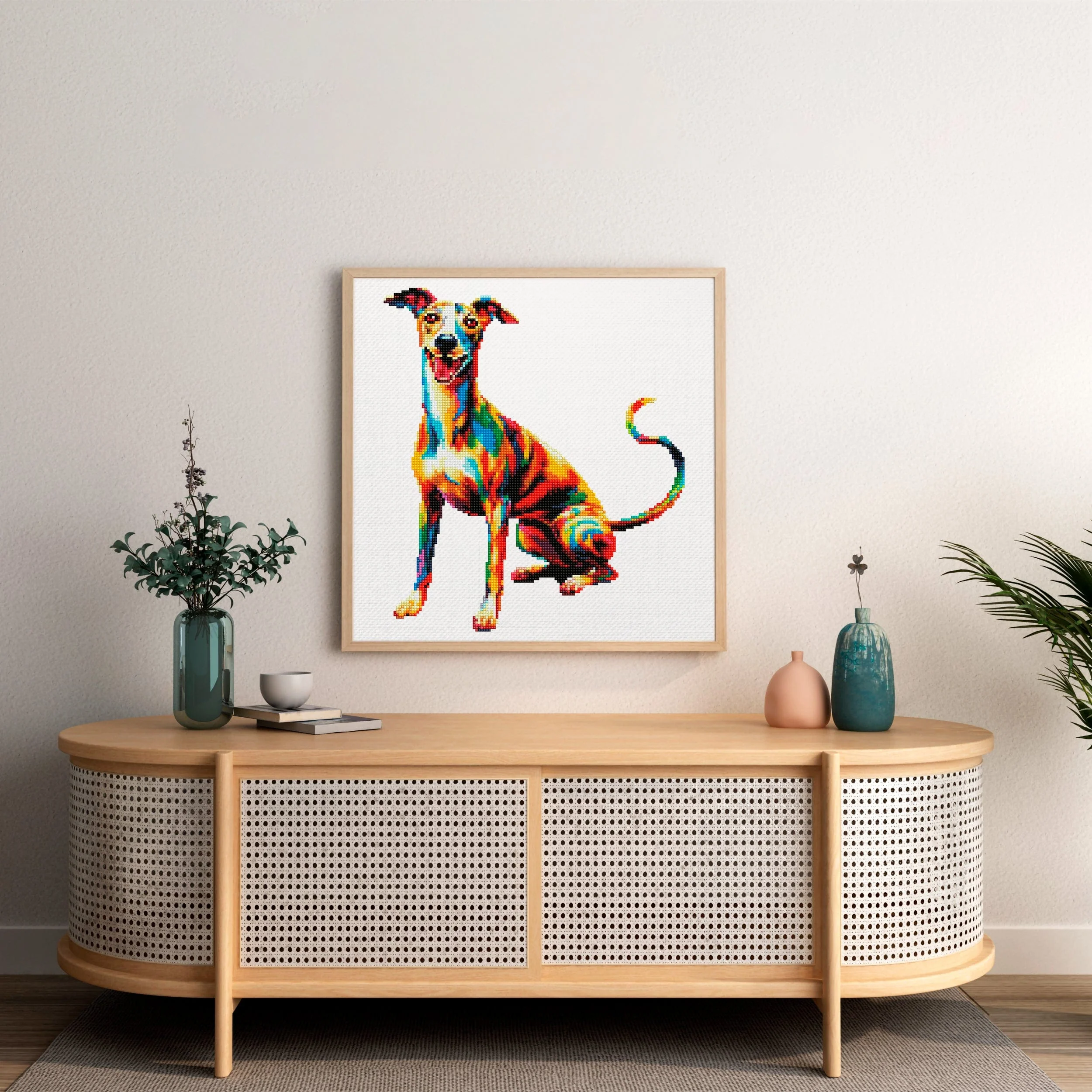 Whippet Dog - Diamond Painting Kit - Image 2