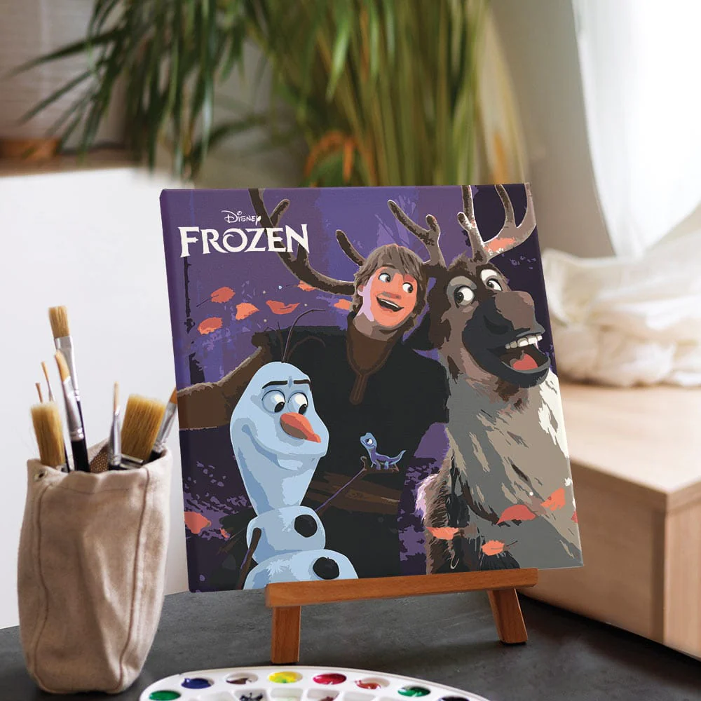 Winter Friends - Framed Paint By Numbers Kit - Image 2