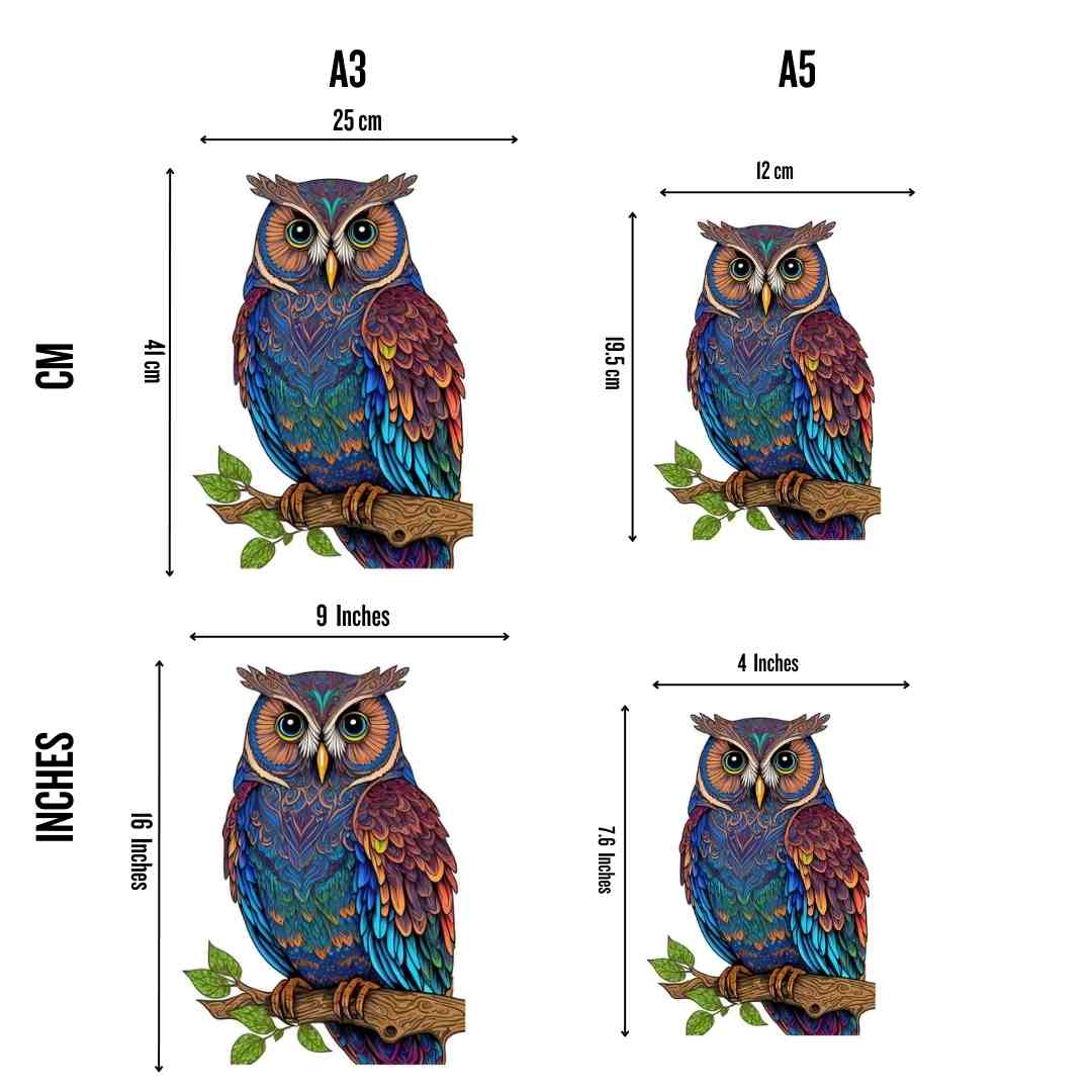 Wisdom Owl - Jigsaw Puzzle - Image 3
