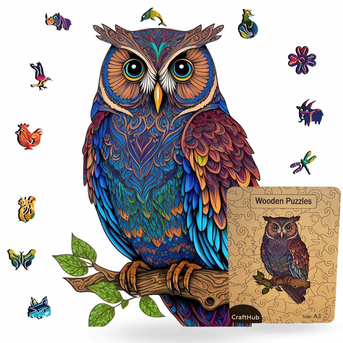 Wisdom Owl - Jigsaw Puzzle - Image 4