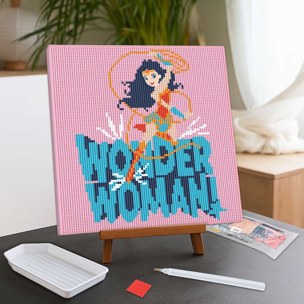 Wonder Woman - Framed Diamond Painting Kit - Image 4