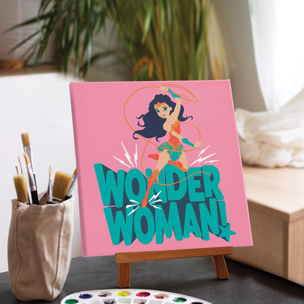 Wonder Woman - Framed Paint By Numbers Kit - Image 4