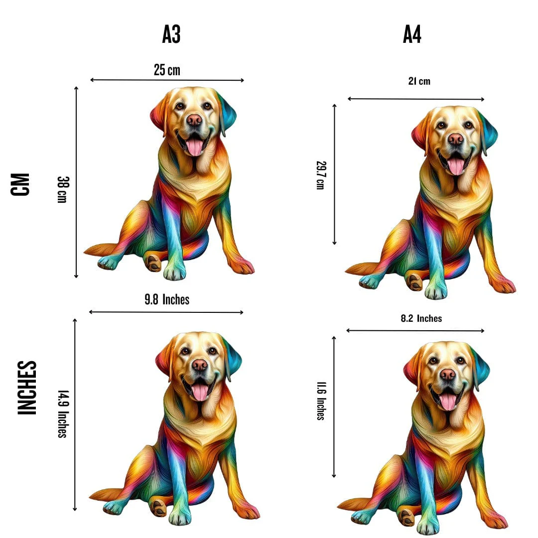 Yellow Labrador Dog - Jigsaw Puzzle - Image 4