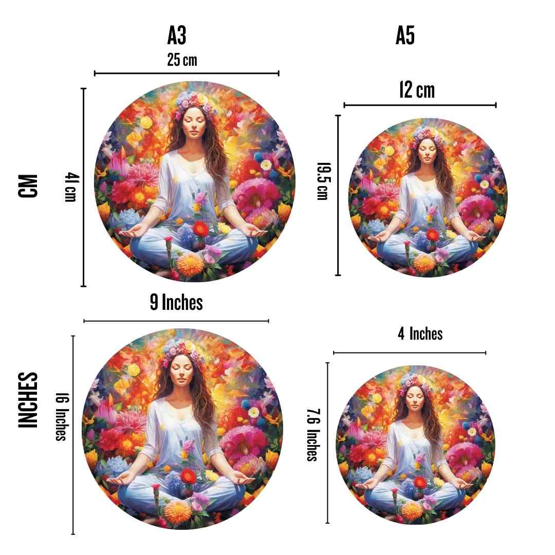 Meditating in Nature - Jigsaw Puzzle - Image 2