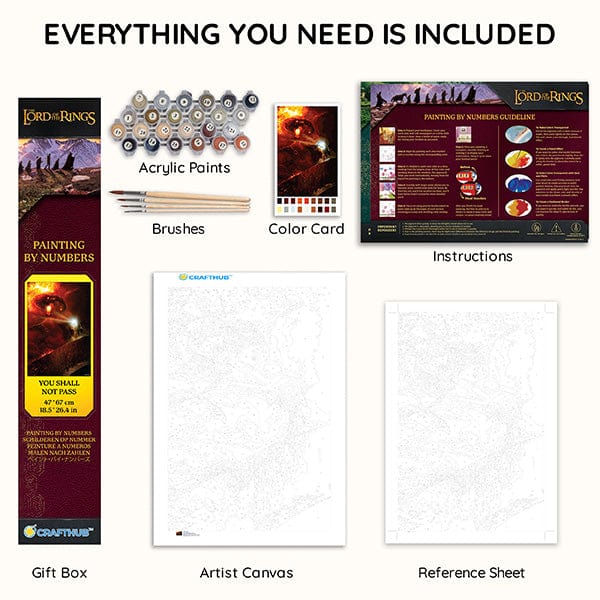 You Shall Not Pass - Paint By Numbers Kit - Image 3