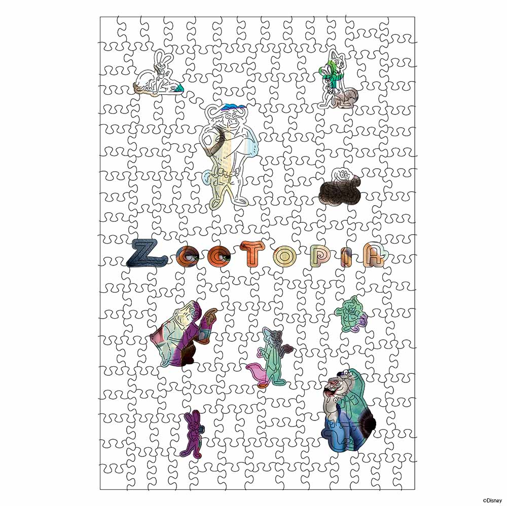 Zootopia City Partners – Wooden Jigsaw Puzzle - Image 2