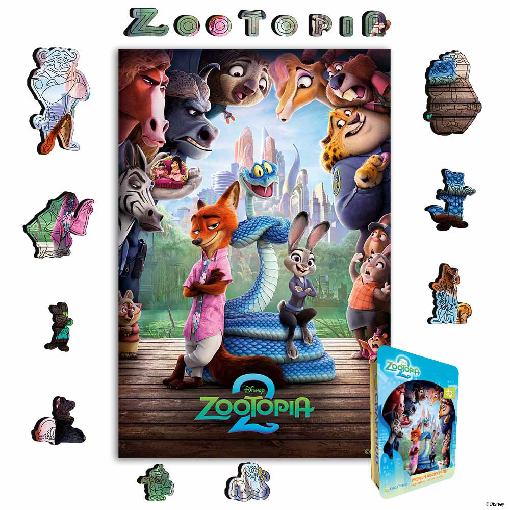 Zootopia Hero Crew – Wooden Jigsaw Puzzle
