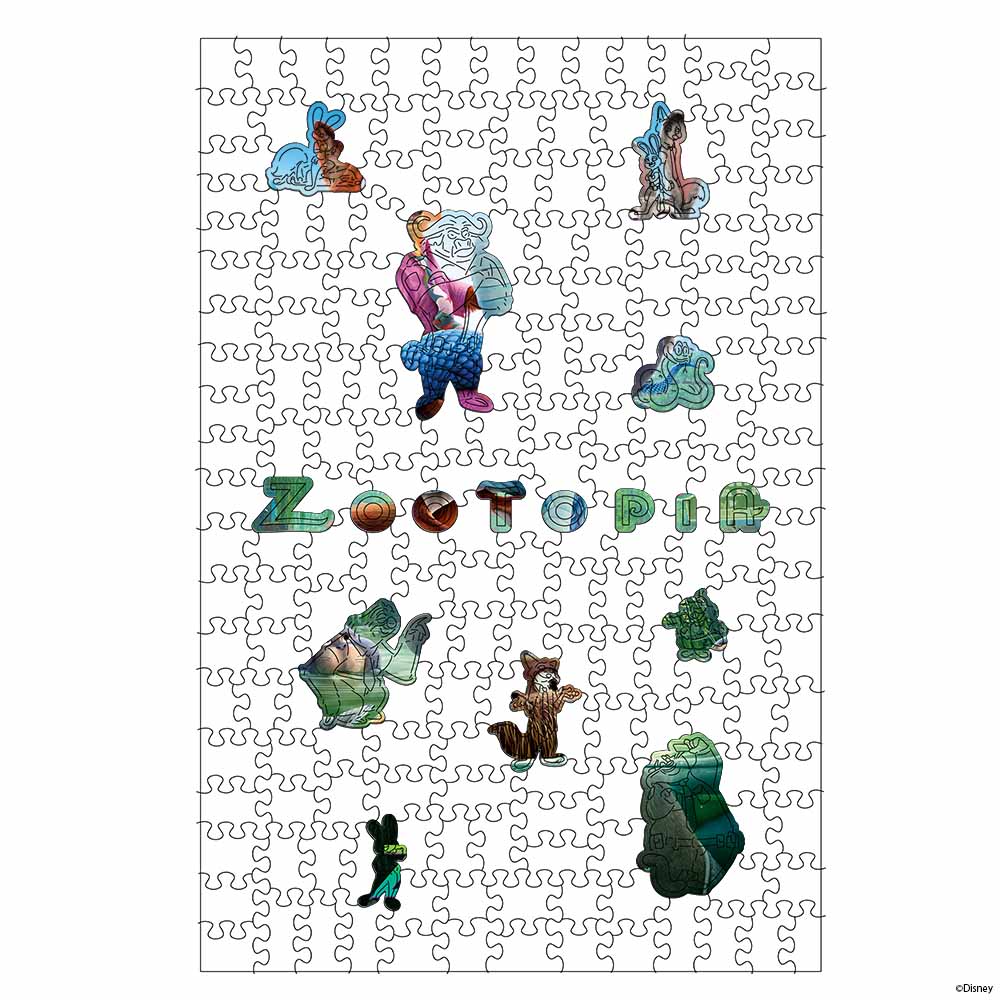 Zootopia Marsh Market – Wooden Jigsaw Puzzle - Image 2