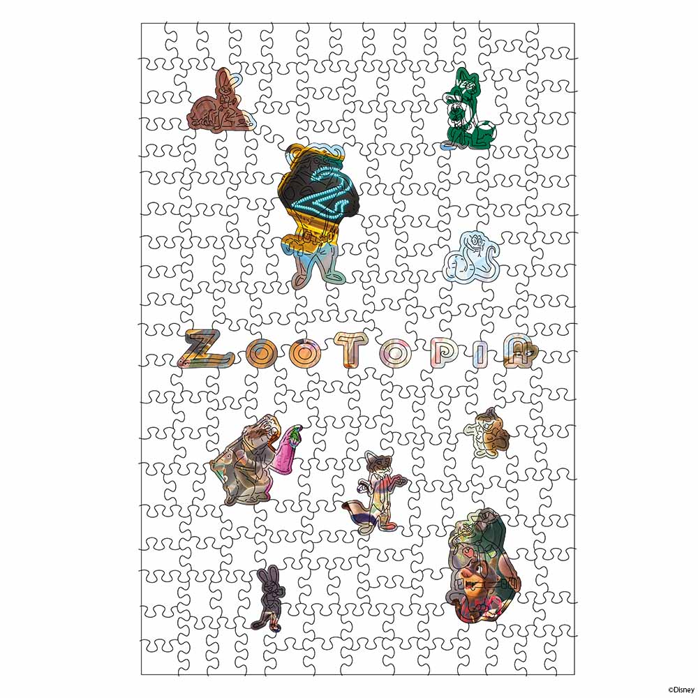 Zootopia Street Chase – Wooden Jigsaw Puzzle - Image 2