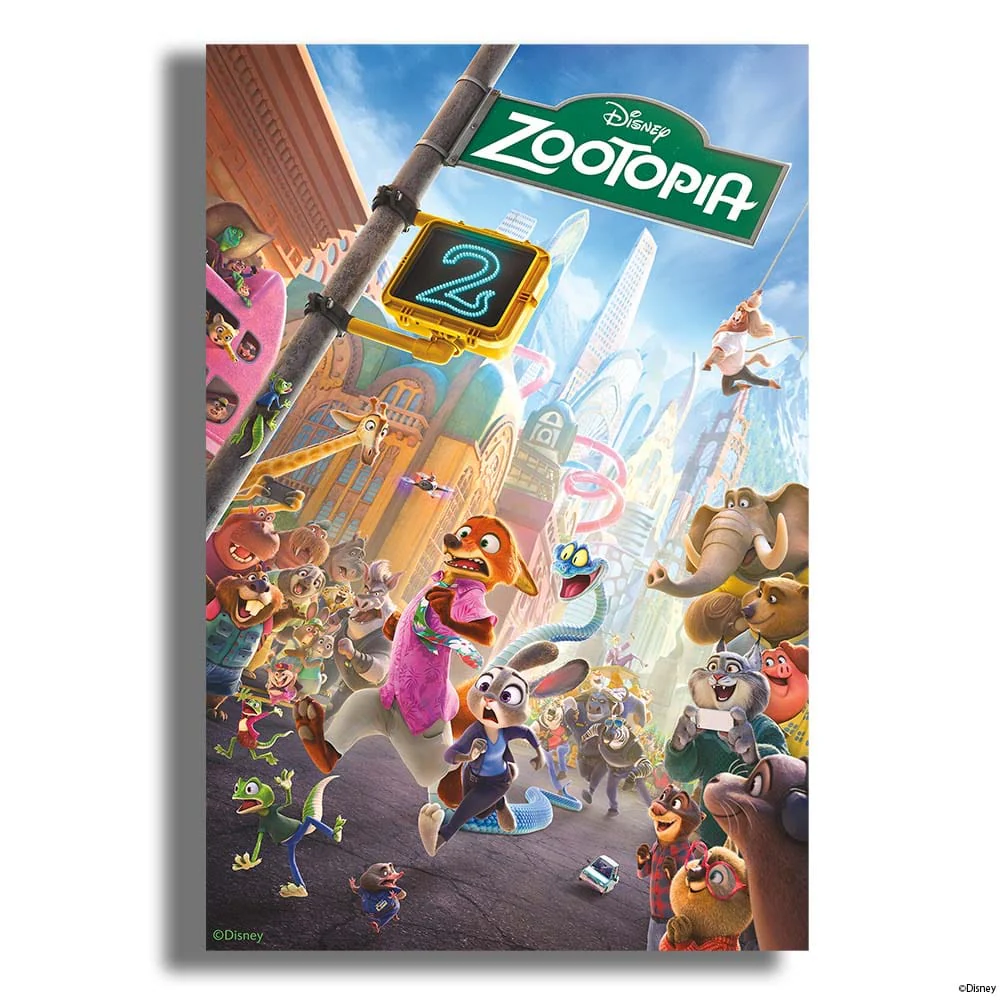 Zootopia Street Chase – Wooden Jigsaw Puzzle - Image 3