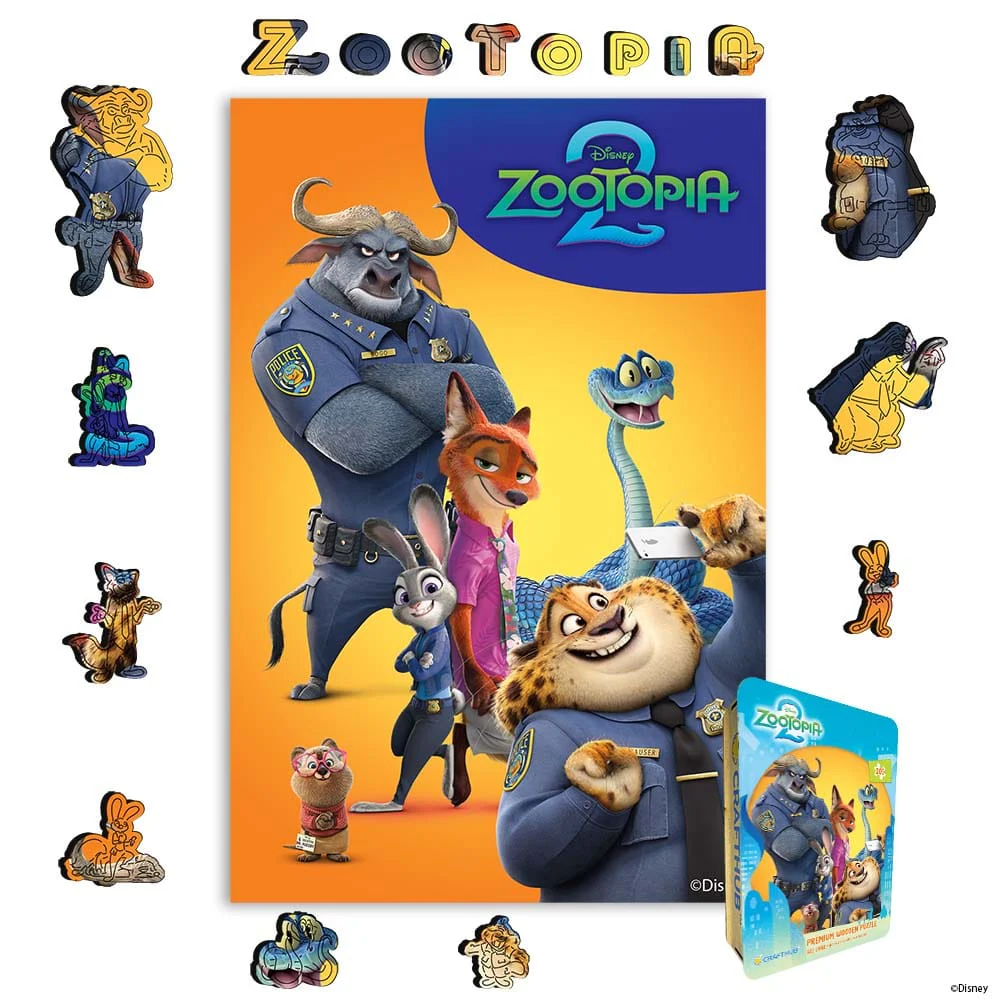 Zootopia ZPD Team – Wooden Jigsaw Puzzle