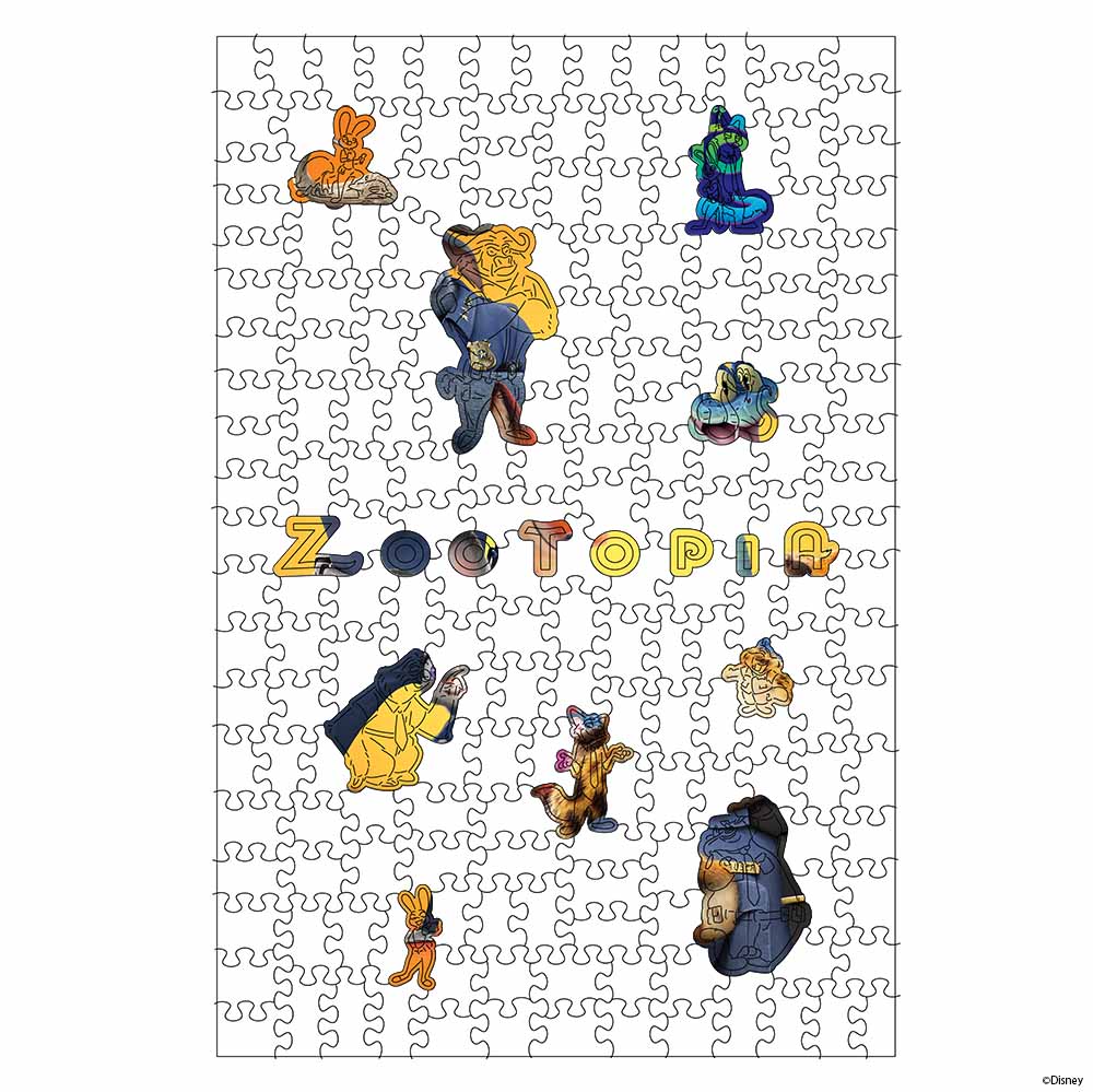 Zootopia ZPD Team – Wooden Jigsaw Puzzle - Image 2